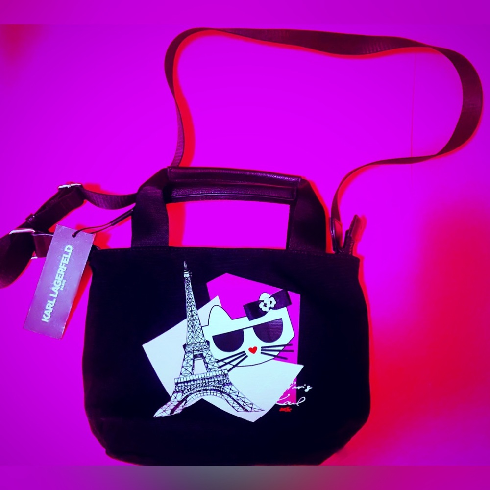 ~ Rare Karl Lagerfeld Kristen Paris Crossbody~